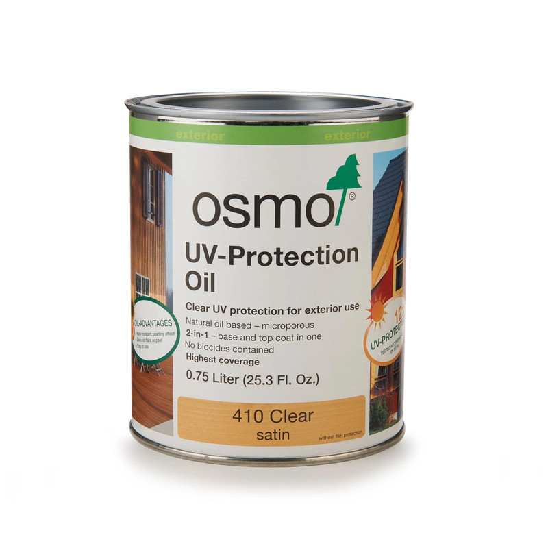 UV Protection Oil - Satin - .75 L - Finish Color:Clear